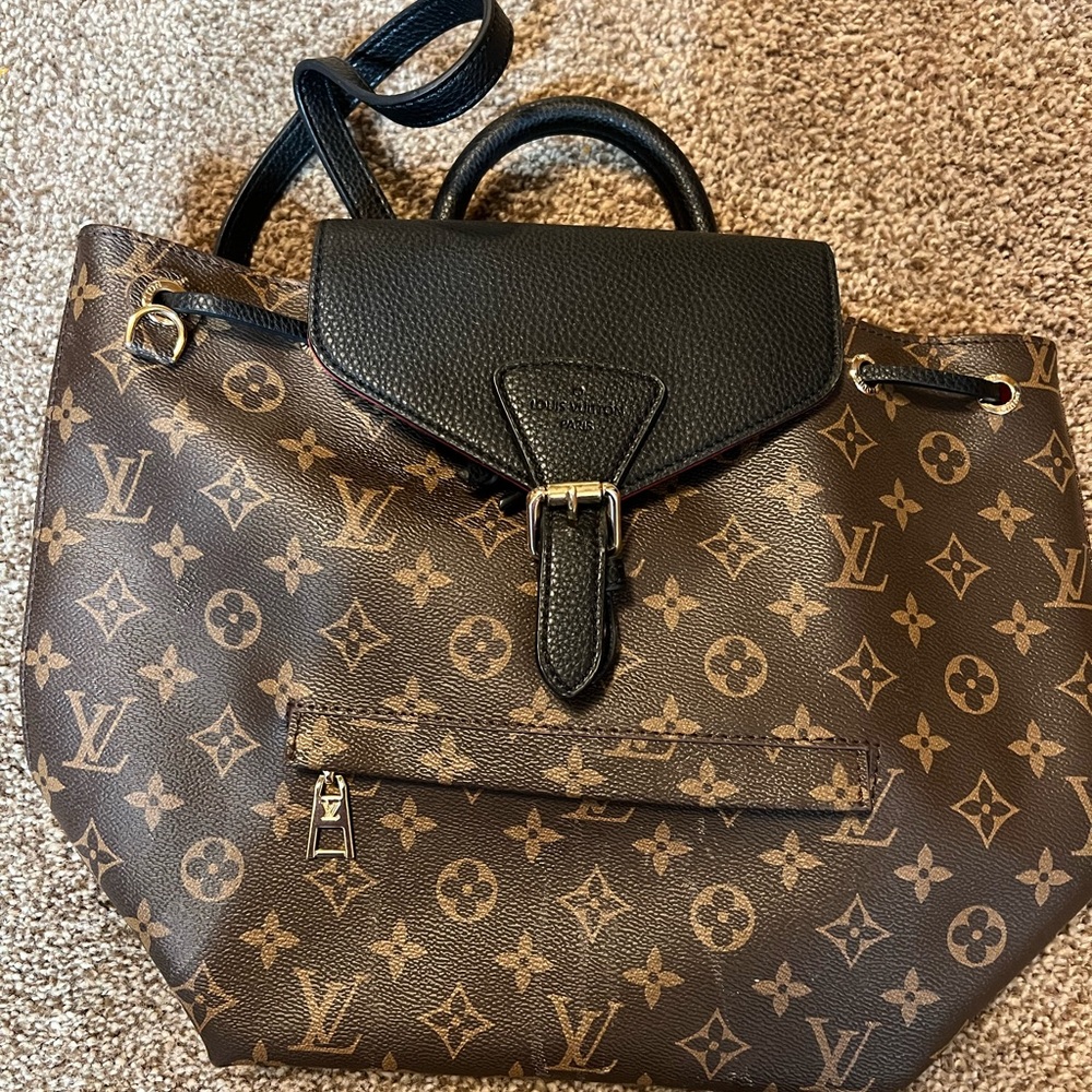 Louis Vuitton Monogram Brown and Black Women's Bag